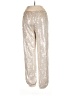 Main Strip Metallic Gold Casual Pants Size L - photo 2