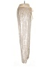 Main Strip Metallic Gold Casual Pants Size L - photo 4