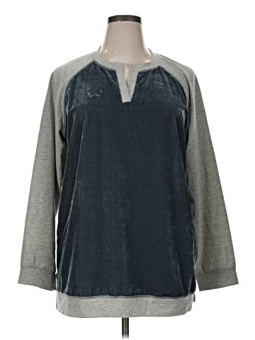 Weekend Suzanne Betro Long Sleeve Henley (view 1)
