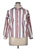 Unbranded Stripes Pink Long Sleeve Button-Down Shirt Size XL - photo 1