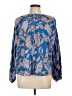 Unbranded 100% Viscose Blue Long Sleeve Blouse Size L - photo 1
