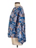 Unbranded 100% Viscose Blue Long Sleeve Blouse Size L - photo 5
