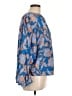 Unbranded 100% Viscose Blue Long Sleeve Blouse Size L - photo 4
