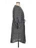 Emery Rose 100% Polyester Polka Dots Gray Casual Dress Size XL - photo 4