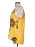 Outback Red Floral Solid Yellow Sleeveless Blouse Size L - photo 5