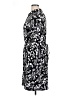 Chaps Print Black Cocktail Dress Size 14 - photo 5
