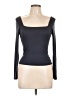 The Workshop Black Long Sleeve Top Size L - photo 1