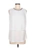 Renee C. 100% Polyester White Sleeveless Blouse Size M - photo 1