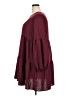 Unbranded 100% Polyester Solid Burgundy Casual Dress Size XXL - photo 5
