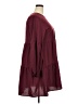 Unbranded 100% Polyester Solid Burgundy Casual Dress Size XXL - photo 4
