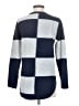 North Style Checkered-gingham Blue Pullover Sweater Size S - photo 2