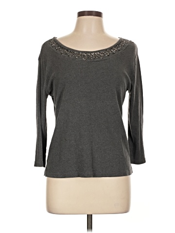 Karen Scott 3/4 Sleeve Top (view 1)