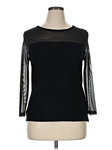 August Silk 3/4 Sleeve Top (view 1)