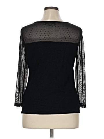 August Silk 3/4 Sleeve Top (view 2)
