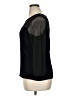August Silk Black 3/4 Sleeve Top Size XL - photo 5