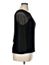 August Silk Black 3/4 Sleeve Top Size XL - photo 4