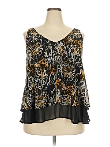 Lane Bryant Outlet Sleeveless Blouse (view 1)