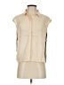 Ella Moss 100% Rayon Ivory Sleeveless Button-Down Shirt Size XS - photo 1