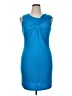 Calvin Klein Solid Blue Cocktail Dress Size 14 - photo 1