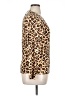 Cliche Animal Print Brown Long Sleeve Turtleneck Size 1X - photo 4