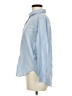 H&M 100% Cotton Blue Long Sleeve Button-Down Shirt Size 6 - photo 5