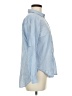 H&M 100% Cotton Blue Long Sleeve Button-Down Shirt Size 6 - photo 4