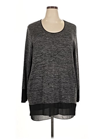Melissa McCarthy Seven7 3/4 Sleeve Top (view 1)