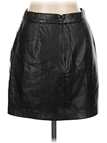Elie Tahari Faux Leather Skirt (view 2)