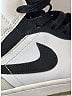 Air Jordan White Black 1 Mid Sneakers Size 9 1/2 (Men's 8) - photo 5