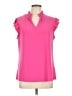 Anne Klein Pink Sleeveless Blouse Size L - photo 1