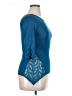 Iz Byer Teal 3/4 Sleeve Top Size 16 - photo 4