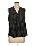 Vince Camuto 100% Polyester Polka Dots Black Sleeveless Blouse Size M - photo 1