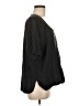 Flax 100% Linen Black Short Sleeve Top Size (M) - photo 4