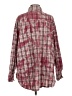 Talula Plaid Burgundy Long Sleeve Button-Down Shirt Size S - photo 2