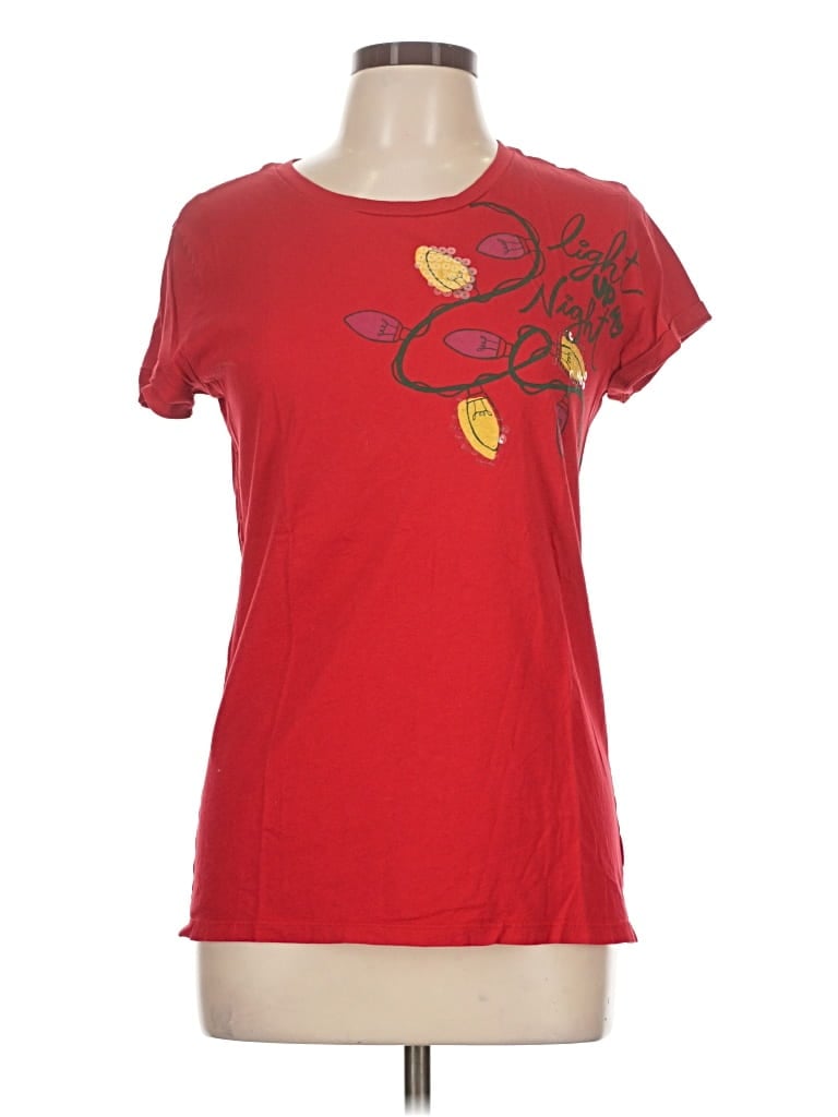Pre-owned Old Navy Short Sleeve T-shirt In Red