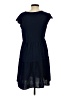 Unbranded Solid Blue Casual Dress Size S - photo 2