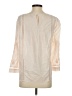 J.Crew 100% Cotton Ivory 3/4 Sleeve Blouse Size 0 - photo 2