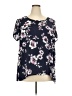 Torrid Blue Short Sleeve Blouse Size (2) - photo 1