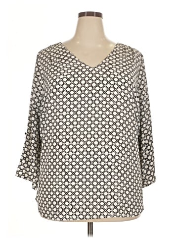 Pleione 3/4 Sleeve Blouse (view 1)