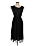 Les Amis Solid Black Cocktail Dress Size S - photo 1