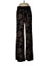 Theory Animal Print Black Casual Pants Size XS - photo 1
