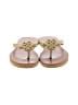Diane von Furstenberg Gold Yellow Flip Flops Size 7 - photo 2