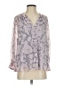 Fab'rik 100% Polyester Gray 3/4 Sleeve Blouse Size S - photo 1