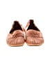Chocolat Blu 100% Leather Solid Brown Orange Flats Size 8 - photo 2