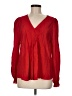 NANETTE Nanette Lepore Red Long Sleeve Blouse Size M - photo 1