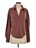 Altar'd State Brown Long Sleeve Blouse Size XS - photo 1