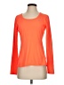 Nike 100% Polyester Orange Long Sleeve T-Shirt Size S - photo 1