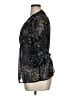 Elle 100% Polyester Black 3/4 Sleeve Blouse Size XL - photo 5