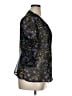 Elle 100% Polyester Black 3/4 Sleeve Blouse Size XL - photo 4