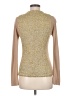 MM Couture 100% Nylon Tan Long Sleeve Top Size M - photo 2